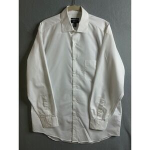 Alfani Performance Dress Shirt‎ Men's Medium Regular Fit Easy Care